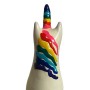CONDOMERIE PRESERVATIVO DECORATIVO PINTADO A MANO ARCOiRIS UNICORNIO