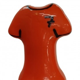 CONDOMERIE PRESERVATIVO DECORATIVO PINTADO A MANO CAMISA NARANJA