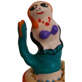 CONDOMERIE PRESERVATIVO DECORATIVO PINTADO A MANO SIRENA