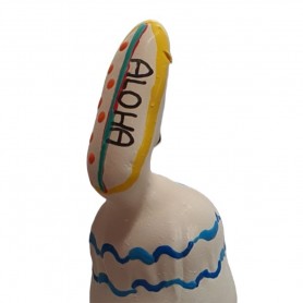 CONDOMERIE PRESERVATIVO DECORATIVO PINTADO A MANO TABLA DE SURF