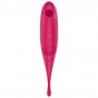SATISFYER TWIRLING PRO ESTIMULADOR Y VIBRADOR ROJO