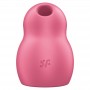 SATISFYER PRO TO GO 1 ESTIMULADOR Y VIBRADOR DOBLE ROJO