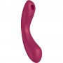 SATISFYER CURVE TRINITY 1 AIR PULSE VIBRATION ROJO