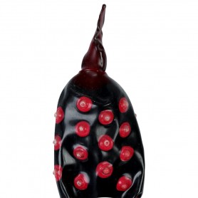 CONDOMERIE PRESERVATIVO DECORATIVO PINTADO A MANO FAQUIR NEGRO XL
