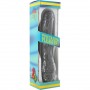 SEVEN CREATIONS VINIL P SHAPE VIBRATOR BLACK PENE 20 CM