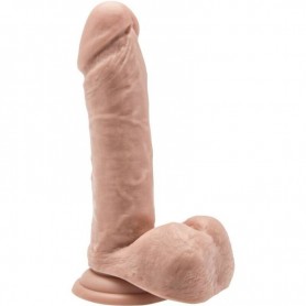 GET REAL DILDO 18 CM CON TESTiCULOS NATURAL