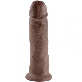 KING COCK 10 PENE MARRoN 254 CM