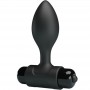PRETTY LOVE VIBRA BUTT PLUG ANAL 10 VIBRACIONES NEGRO