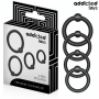ADDICTED TOYS SET ANILLOS SILICONA DE PRESIoN