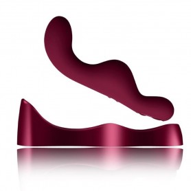 ROCKS OFF RUBY GLOW BLUSH VIBRADOR G SPOT ROJO