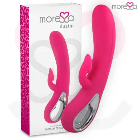 MORESSA DUSTIN ONDAS ESTIMULADORAS CLITORIAL Y POTENTE VIBRACIoN PREMIUM SILICONE RECARGABLE