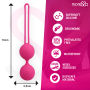 MORESSA OSIAN TWO ENTRENAMIENTO SUELO PELVICO 101gr PREMIUM SILICONA ROSA