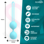 MORESSA OSIAN TWO ENTRENAMIENTO SUELO PELVICO 101gr PREMIUM SILICONA TURQUESA