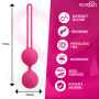 MORESSA OSIAN THREE ENTRENAMIENTO SUELO PELVICO 85 gr PREMIUM SILICONA ROSA