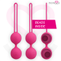 MORESSA OSIAN THREE ENTRENAMIENTO SUELO PELVICO 85 gr PREMIUM SILICONA ROSA