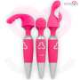 MORESSA ODILON WAND POTENTE MOTOR MAS DOS CABEZALES PREMIUM SILICONE RECARGABLE