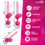 MORESSA OSIAN SET PREMIUM SILICONA ROSA Osian One 51 g Osian Two 101 g Osian Three 85 g