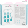 MORESSA OSIAN SET Osian One 51 Gr Osian Two 101 Gr Osian Three 85 gr PREMIUM SILICONA TURQUESA