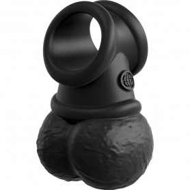 KING COCK TESTICULOS BALANCEANTES CON PESO SILICONA