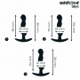 ADDICTED TOYS SET DE 3 PLUG ANAL SILICONA MODELO 1