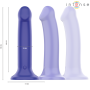 INTENSE VICTORIA VIBRADOR CON VENTOSA 10 VIBRACIONES AZUL OSCURO CONTROL REMOTO