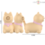 INTENSE ESTIMULADOR PUPPY LENGUA ROTADORA 360º PARA CLiTORIS AMARILLO