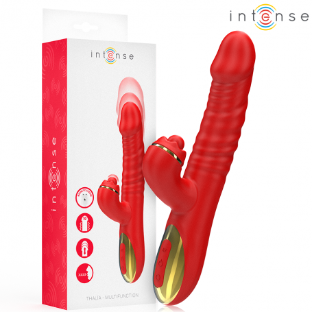 INTENSE THALIA VIBRACIoN EMPUJE ESTIMULACIoN ROJO