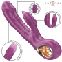 INTENSE HALLE VIBRADOR MULTIFUNCIoN CON LENGUA ESTIMULADORA EN FORMA DE DELFiN MORADO
