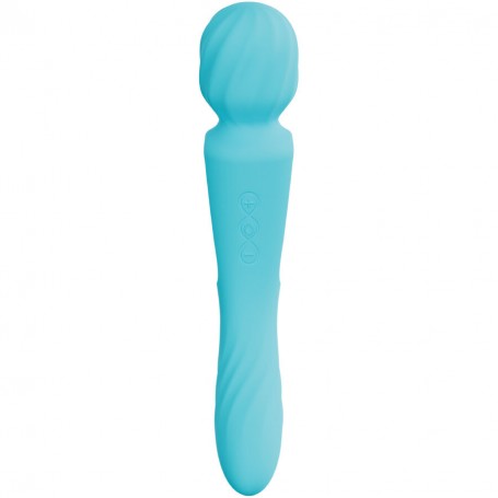 LELO SWITCH VIBRADOR WANDA ESTIMULACIoN DOBLE CELESTE
