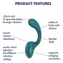SATISFYER G FOR FODDES 2 VIBRADOR RABBIT VERDE