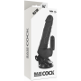BASECOCK VIBRADOR REALiSTICO CONTROL REMOTO NEGRO 185 CM O 4CM