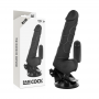 BASECOCK VIBRADOR REALiSTICO CONTROL REMOTO NEGRO 185 CM O 4CM