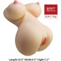 CRAZY BULL FIONA TORSO FEMENINO REALISTA VAGINA Y ANAL 71 KG