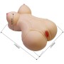 CRAZY BULL DIANA TORSO FEMENINO REALISTA VAGINA Y ANAL 5 KG