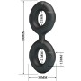 CRAZY BULL RADWAN ANILLO DOBLE SILICONA MODELO 19