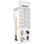 BASECOCK VIBRADOR REALiSTICO CONTROL REMOTO NATURAL 21 CM O 4 CM