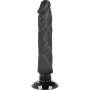 BASECOCK VIBRADOR REALiSTICO 2 1 NATURAL NEGRO 20 CM O 4 CM