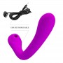PRETTY LOVE ALEX VIBRADOR Y ONDAS ESTIMULADORAS DE CLiTORIS LILA