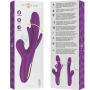 INTENSE ATENEO VIBRADOR MULTIFUNCIoN RECARGABLE 7 VIBRACIONES CON LENGUA OSCILANTE Y ONDAS ESTIMULADORAS MORADO