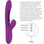 INTENSE ATENEO VIBRADOR MULTIFUNCIoN RECARGABLE 7 VIBRACIONES CON LENGUA OSCILANTE Y ONDAS ESTIMULADORAS MORADO