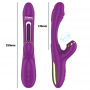 INTENSE ATENEO VIBRADOR MULTIFUNCIoN RECARGABLE 7 VIBRACIONES CON LENGUA OSCILANTE Y ONDAS ESTIMULADORAS MORADO