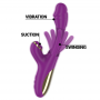 INTENSE ATENEO VIBRADOR MULTIFUNCIoN RECARGABLE 7 VIBRACIONES CON LENGUA OSCILANTE Y ONDAS ESTIMULADORAS MORADO