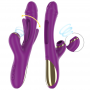 INTENSE ATENEO VIBRADOR MULTIFUNCIoN RECARGABLE 7 VIBRACIONES CON LENGUA OSCILANTE Y ONDAS ESTIMULADORAS MORADO