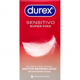 DUREX SENSITIVO SuPER FINO 6 UNIDADES
