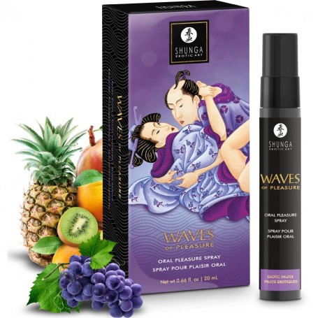 SHUNGA WAVES PLEASURE SPRAY ORAL SEDUCTOR FRUTAS EXoTICAS 20 ML