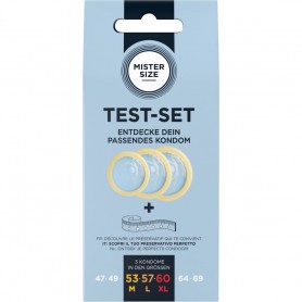 MISTER SIZE TEST SET 3 PRESERVATIVOS DIFERENTES TALLAS CINTA MeTRICA