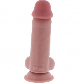 GET REAL PENE REALiSTICO DELUXE CON TESTiCULOS EXTRA GRUESO 17 CM