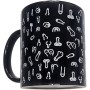 DIABLO PICANTE TAZA NEGRA PENES 370 ML