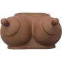 DIABLO PICANTE HUCHA FORMA DE TETAS TONO OSCURO