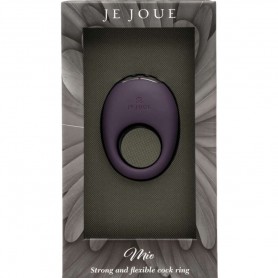 JE JOUE MIO ANILLO PARA EL PENE VIBRADOR FUERTE Y FLEXIBLE MORADO